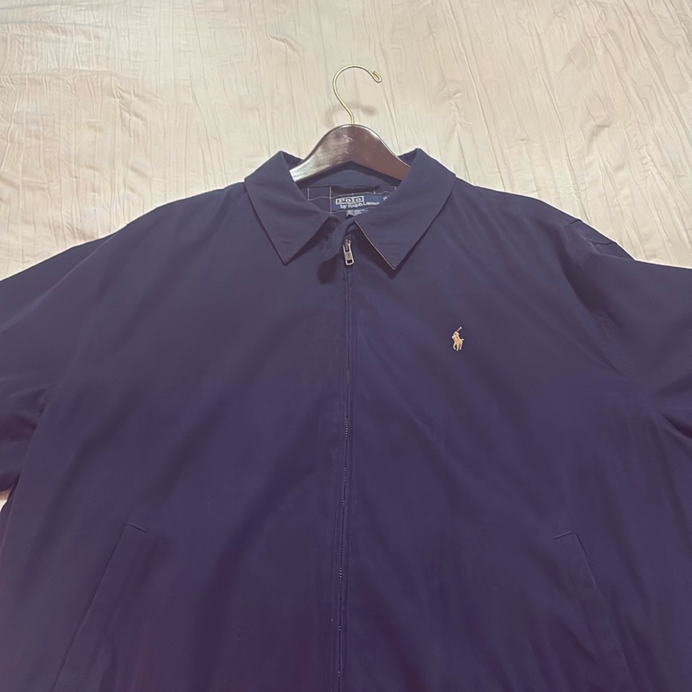 Polo Ralph Lauren Men’s Navy Spring Jacket XXL Lightweight Full Zip